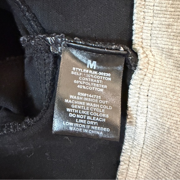 American Bazi Fashion Tour Cropped Denim Jacket with Gray Hoodie - Medium - Picture 9 of 13